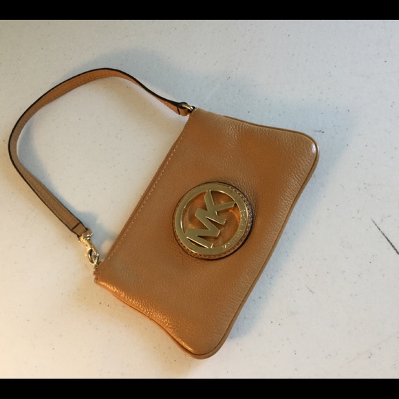 ❤️SOLD❤️MICHAEL KORS Tan Leather Bag Small handbag - Picture 7 of 7